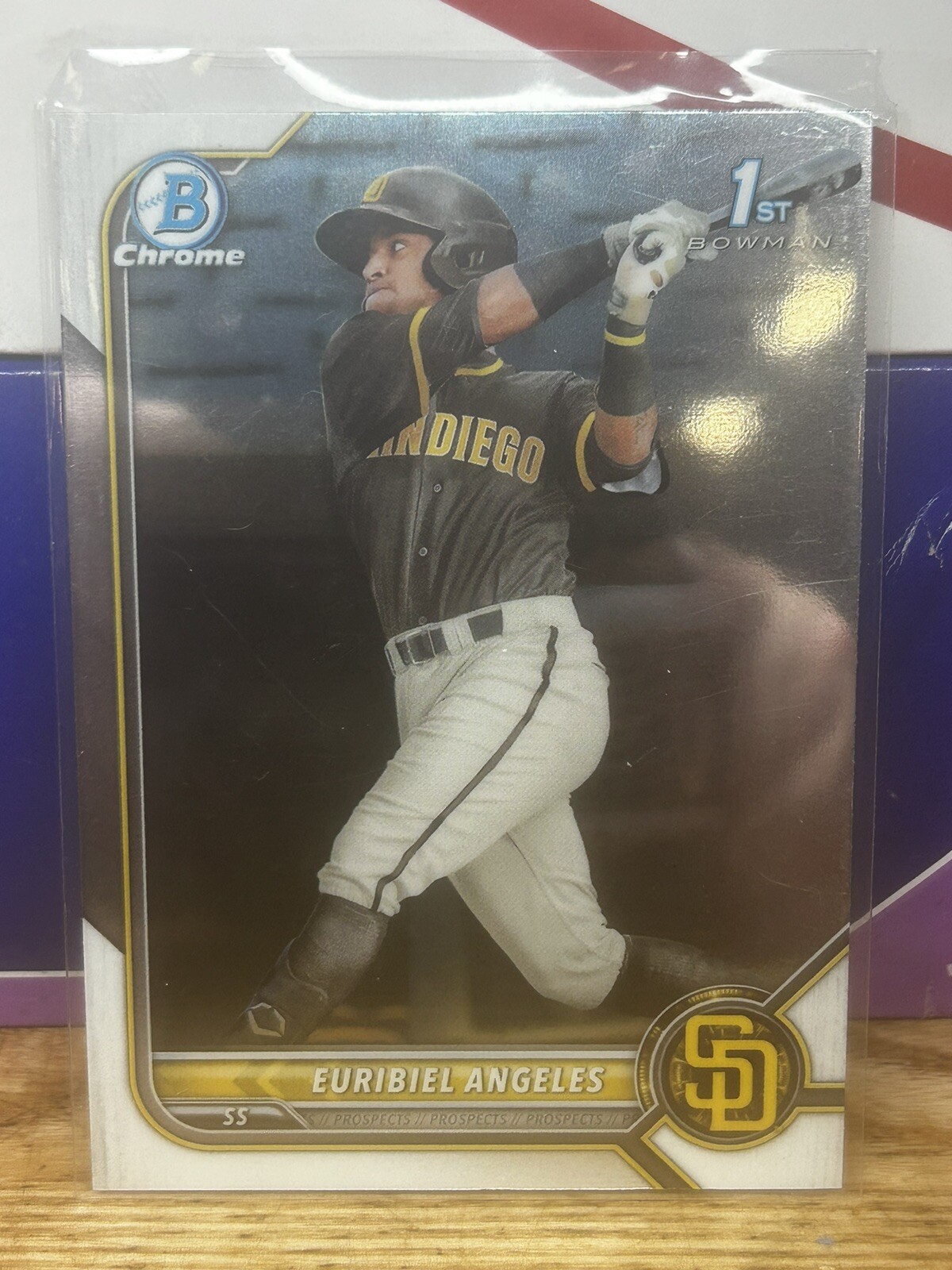 Euribiel Angeles 2022 Bowman Chrome #BCP-32 San Diego Padres
