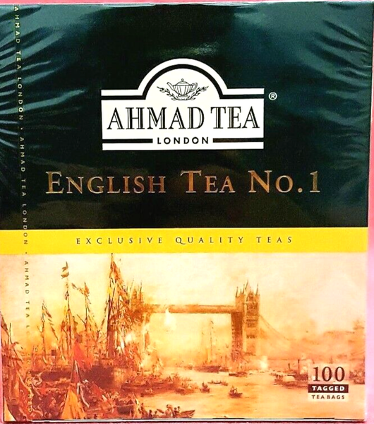 100 Teebeutel Schwarztee Englisch - 200 G - Ahmad Tea London English Tee No. 1-image