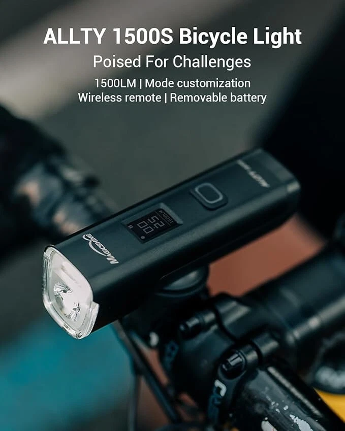 Magicshine ALLTY 1500S Bike Lights for Night Riding, Battery Replaceable USB-C - Image 2 of 4