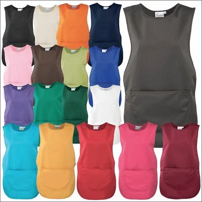 Premier Unisex Arbeitskleidung Herren Damen Nieten Schürze Runde Tasche Damen Wappenrock Küche