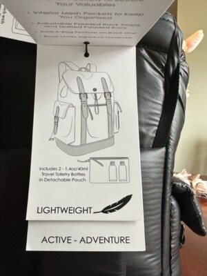 Joan & David JDB2027 Black Sport Nylon Workbook Backpack | eBay