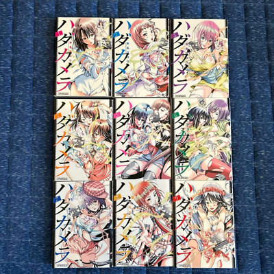 Hadakamera Vol.1-9 Complete set Comics Wakou Honna (Nozokiana) Manga Japan