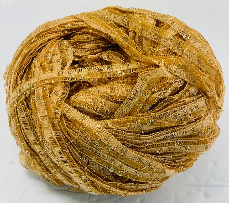 Unidad de hilo de cinta metálica Lucci de 1 oro sin etiqueta nueva Foto 4 de 4