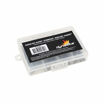 Dynamite DYN7901 Stainless Steel Screw Set : Slash / Stampede / Rustler / Bandit