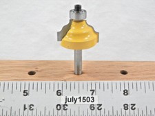 (1) NEW  Yonico 5/32" R Wave Scallop Edge Carbide Tip Router Bit Profile y2
