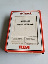 Liberace, Sends You Love, Double Album 2 - 8 Track Tapes Vintage BR-8-3000