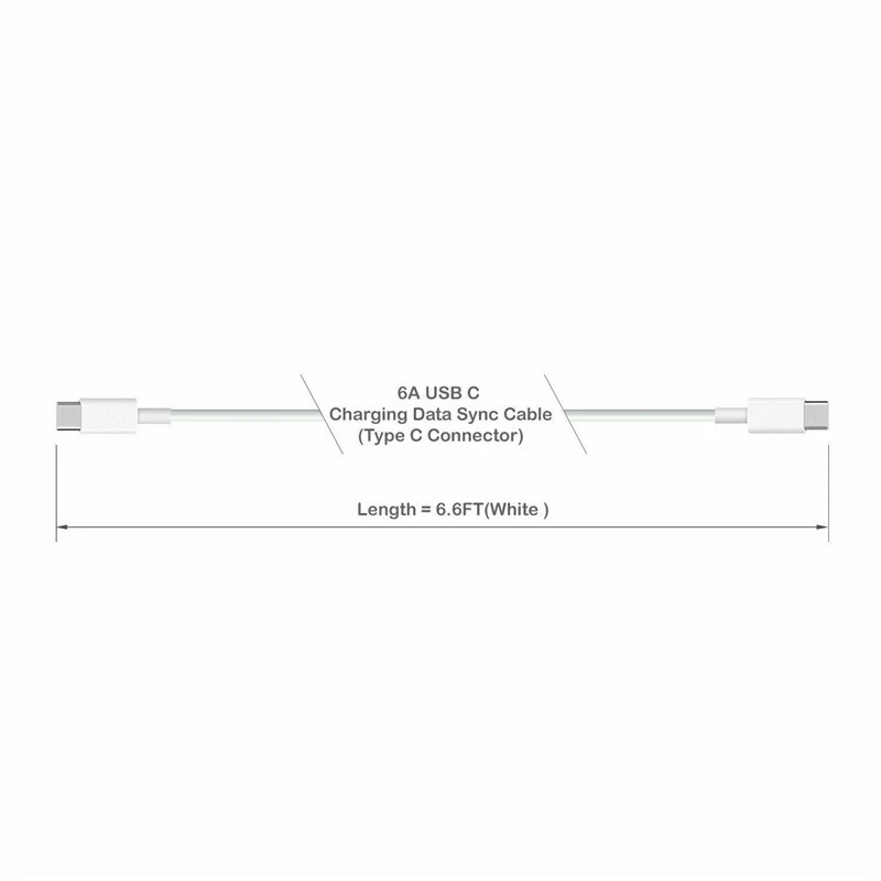 2M 87W Original USB-C Charge Cable Genuine Type-C Cord For Apple MacBook Pro Air - Image 2 of 3