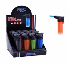 12 x Sturmfeuerzeug "Crunchy" Flambierer Bunsenbrenner Feuerzeug Gasanzünder