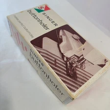 Vintage Beauty Singer Buttonholer with Templates