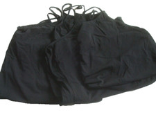 Ladies Plus Lot of 3  Cami Tops Lot Size 3X Black NEW