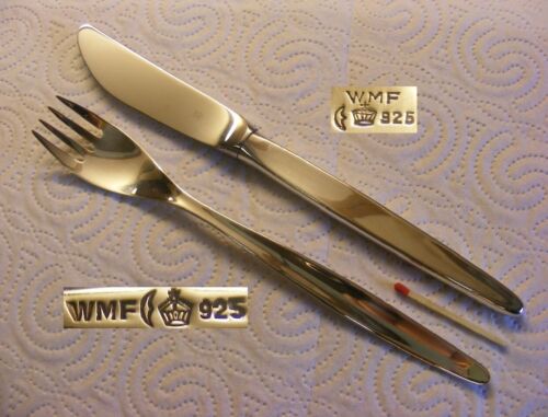 WMF - plata esterlina 925 - Estocolmo - cubiertos de mesa de 12 piezas   - Imagen 1 de 1