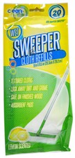 Clean Home Lemon Scented Wet Floor Wipes