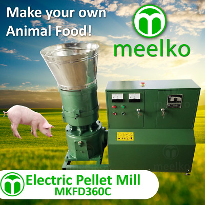 PELLET MILL 22kw ELECTRIC ENGINE 6MM DIE (Pork) - MKFD360C