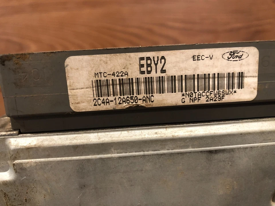 Ford F250 F350 2002 motor V10 6,8 L módulo de control DME computadora ecu ecm OEM Foto 4 de 4