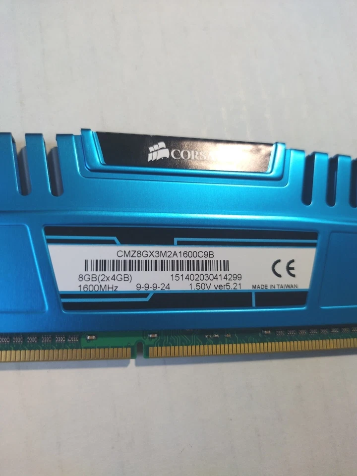 CORSAIR VENGEANCE 16GB KIT 4x4GB DDR3 1600MHZ CMZ16GX3M4A1600C9B GAMING Ram DIMM - Image 4 of 4