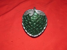 t16 Julia Knight Luxe Lodge Pine Cone Petite Ciotola in Smeraldo 5,75"