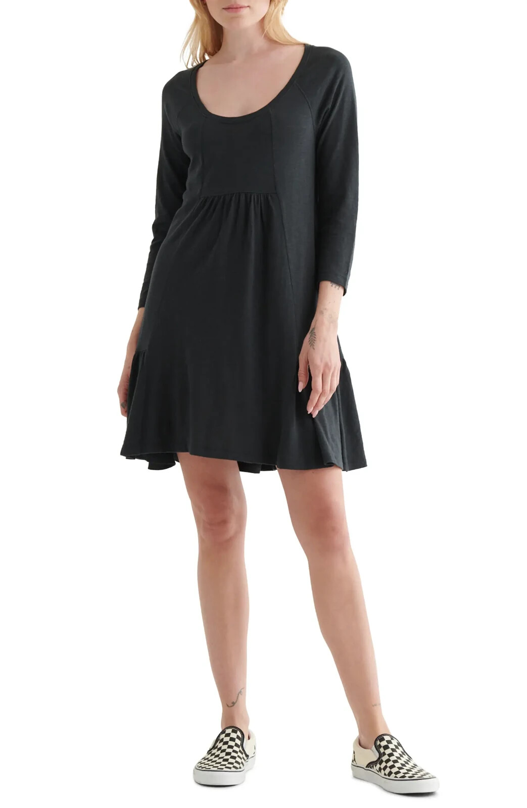 Платье-сорочка из смеси хлопка LUCKY BRAND Weekend Babydoll, $79,50, Размер XS # 3A, НОВИНКА 2019 года