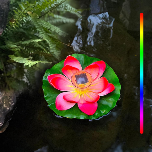 Floating Solar Pond Light Lotus Floating Lights Lotus Solar Light, Solar Floatin