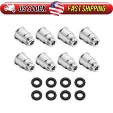 Pack of 8 For LS1 LS2 Fuel Injector Spacer Set Intake Manifold Truck Injector