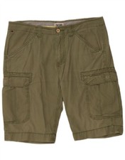 Tommy Hilfiger Herren Cargo Shorts W34 Large Khaki Baumwolle CQ03