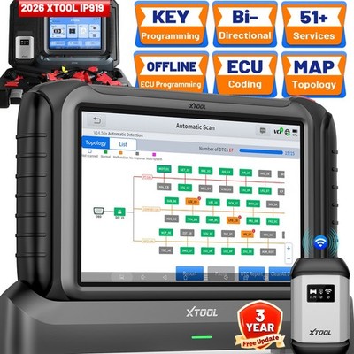 XTOOL IP919 KFZ ECU Codierung OBD2 Diagnosegerät Scanner Schlüsselprogrammierer