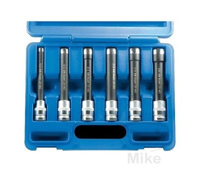 SIN MARCA Juego 6 llaves de vaso torx 1/2 E10-E20 150 MM