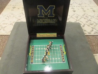 Vintage University Of Michigan Marching Band Music Box (NON WORKING)