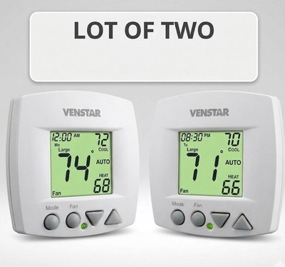 Lot Of 2 Venstar T1070 Non-Programmable Fan Coil Thermostat New No Box