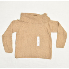 NEW Old Navy Women Pullover Sweater Cotton Blend Brown Size XL Machine Washable