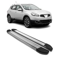 Alu Seitenschweller Trittbretter FüR Nissan Qashqai +2 NJ10 2008-2013 Silber 2X