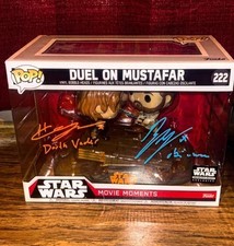 Star Wars Signed Funko Hayden Christensen Ewan Mcgregor With Character Names 🔥