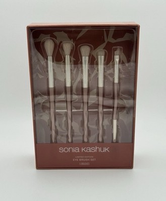 New Sonia Kashuk  Limited Edition Eye Makeup Brush  5 Pc Cosmetic Set