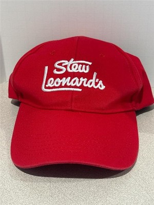 Stew Leonard's Adjustable Embroidered Red Baseball Cap