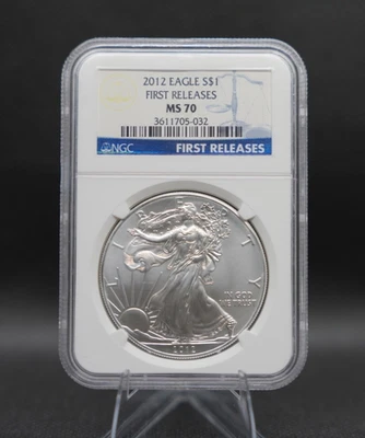 American Eagle MS 70 Graded 2012 Silver Bullion Coins for sale | eBay