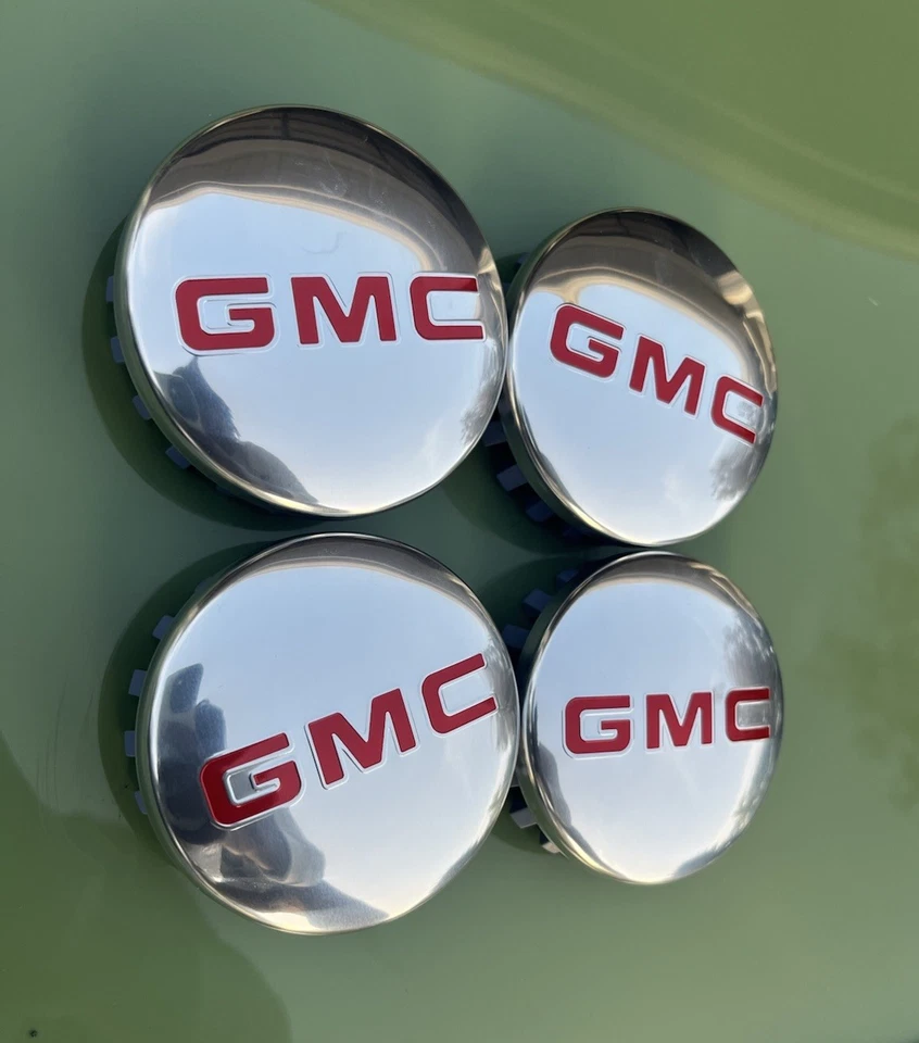 GMC 83mm TAPAS CENTRALES CROMADAS 2014-2019 Sierra Limited & Yukon + RUEDAS XL 20" 22" Foto 2 de 4