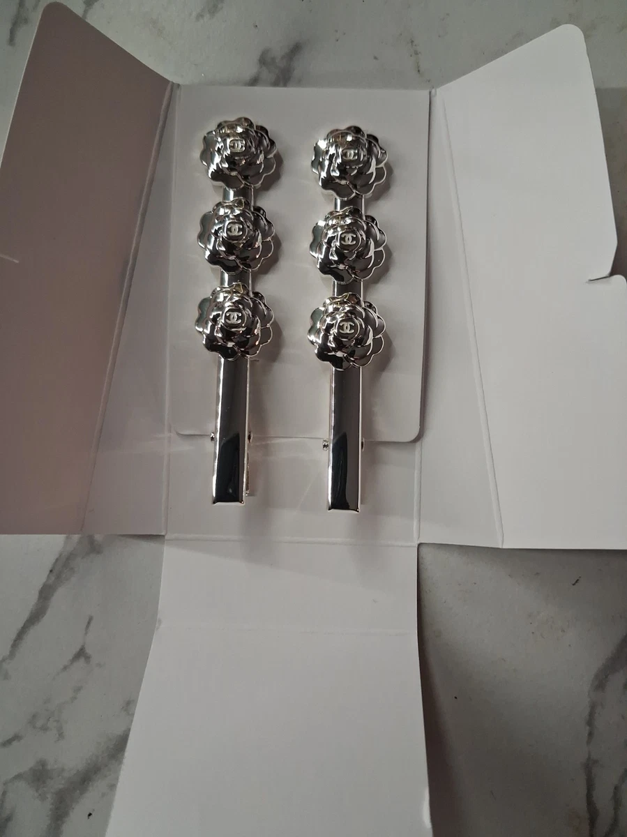 25+ CHANEL Silver Hair Hair Clips for Women for sale | Updated Oct