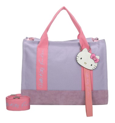 Fritzi aus Preußen Canvas Hello Kitty Tote Bag Schultertasche Tasche Lilac Cat