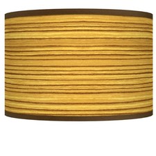 Giclee Print Lamp Shade Tawny Zebrawood Small 12x12x8.5 Spider Harp and Finial