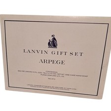 Lanvin Arpege Eau de Lanvin Gift Set Perfume Soap Travel Spray