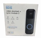 New Blink Outdoor Video Doorbell with Sync Module 2 - Wired/Wireless