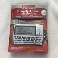 Franklin Speaking Spanish English Dictionary Merriam Webster BES-1850 NEW
