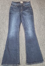 Lucky Brand Stevie Jeans Womens 6/28 Blue High Rise Flare