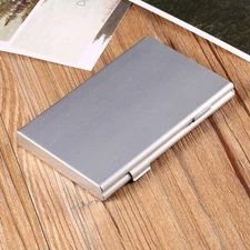 Portable Aluminum for 6pcs SD Memory Cards Storage Box Case Holder Protector