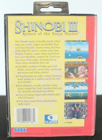 Sega Genesis Shinobi III (3) Return of the Ninja Master No Manual Tested Working