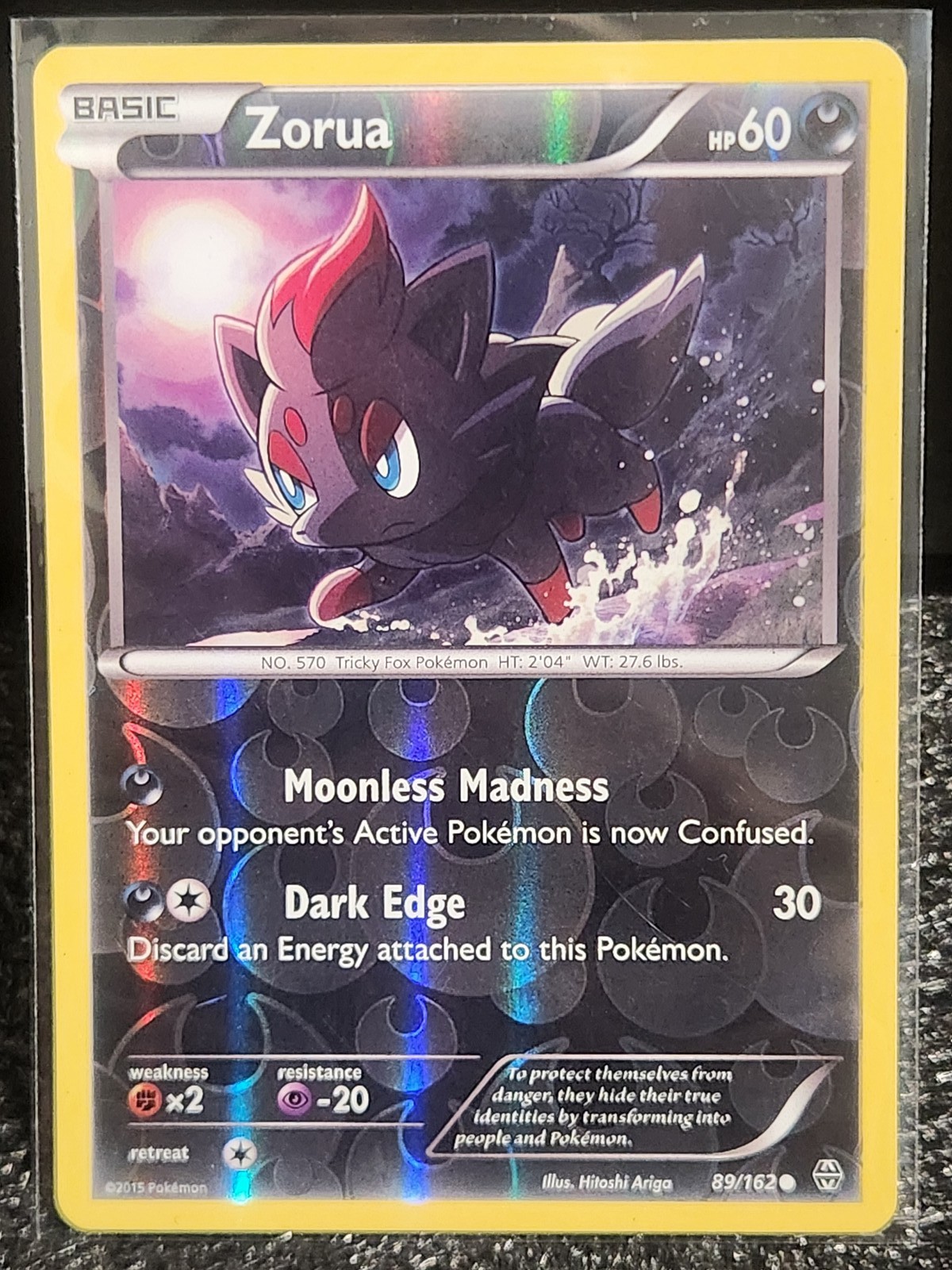 Zorua (89) Reverse Holo Common XY - BREAKthrough 89/162 LP