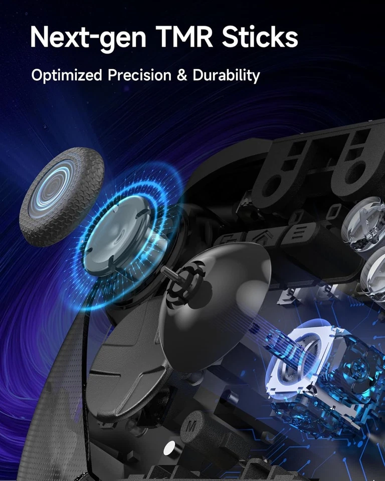 D10 Mechanical Game Controller with Dual-Mode Triggers & Charging Dock - Image 4 of 4