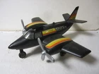 Vintage Tonka 1979 Hand Commander Turbo Prop Airplane Black Toy Plane