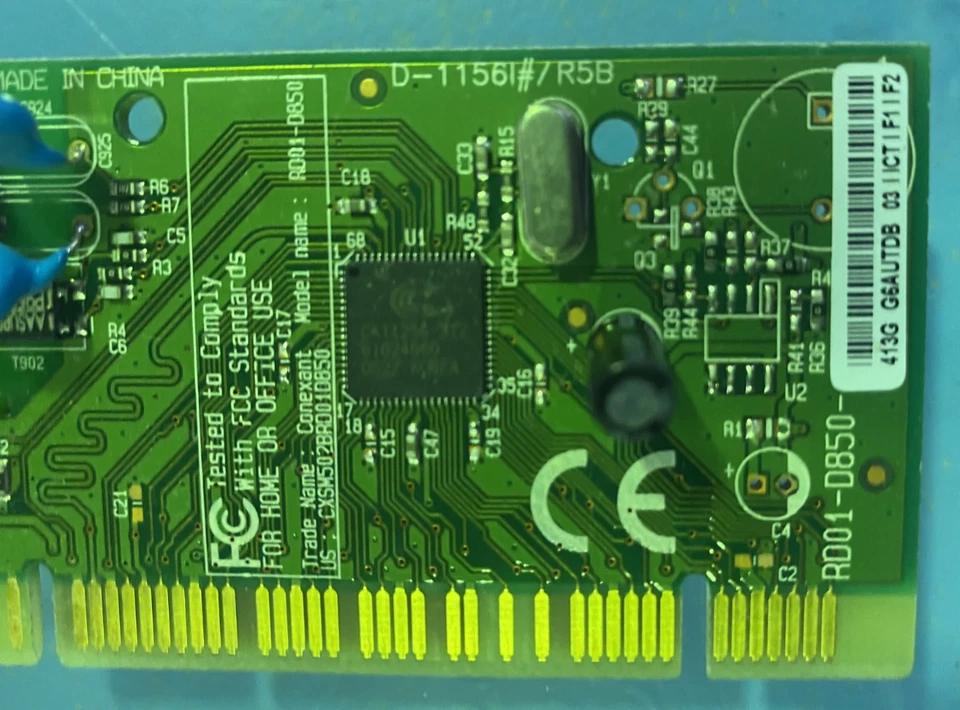 Compaq EVO D315M Desktop PC PCI FAX Modem 225882-001, 142127-406 - Image 2 of 4