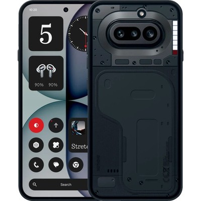 NOTHING Phone (4a) 128 GB Schwarz (10) Dual SIM Smartphone Handy Mobiltelefon