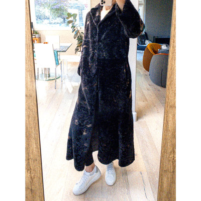 Olivieri Shearling Long Coat 